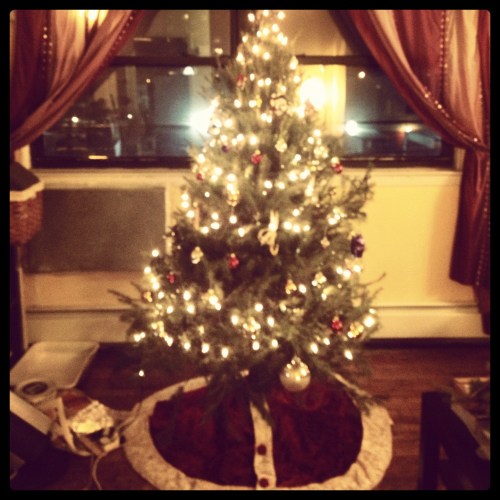 I downsized this year, but he's a cute little guy.